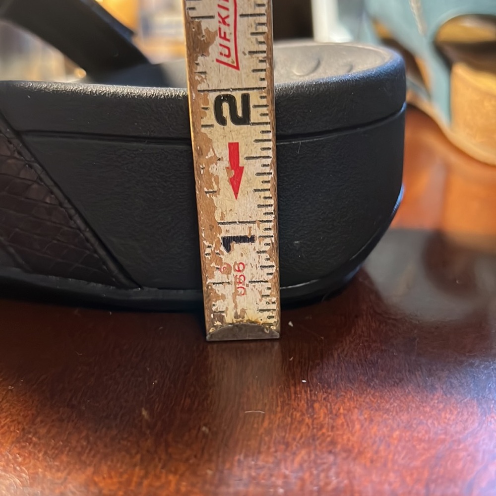 Vionic Black Wedge/Platform Slide. - image 5